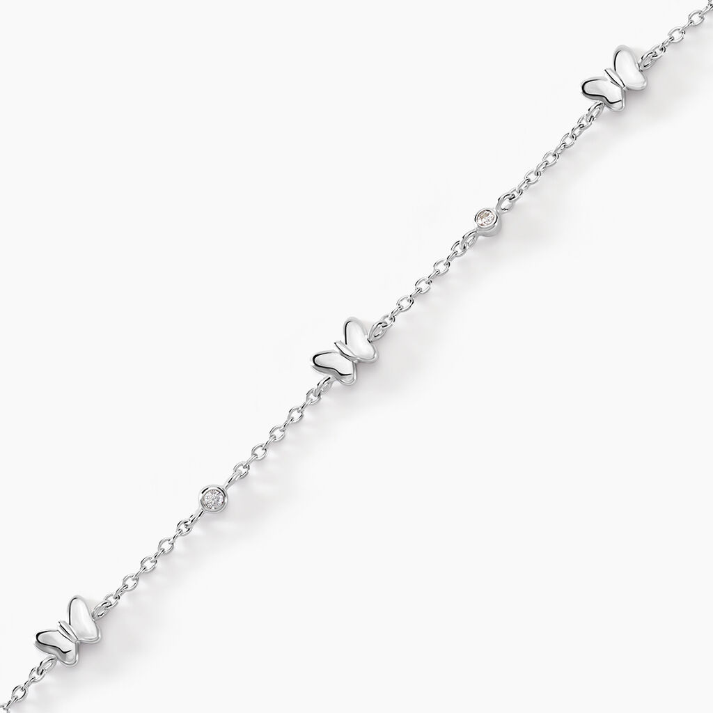 Bracelet Diep Argent Blanc Oxyde De Zirconium - Bracelets Femme | Histoire d’Or
