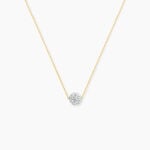 Collier Or Jaune Hepsibah Cristal - Colliers Femme | Histoire d&rsquo;Or