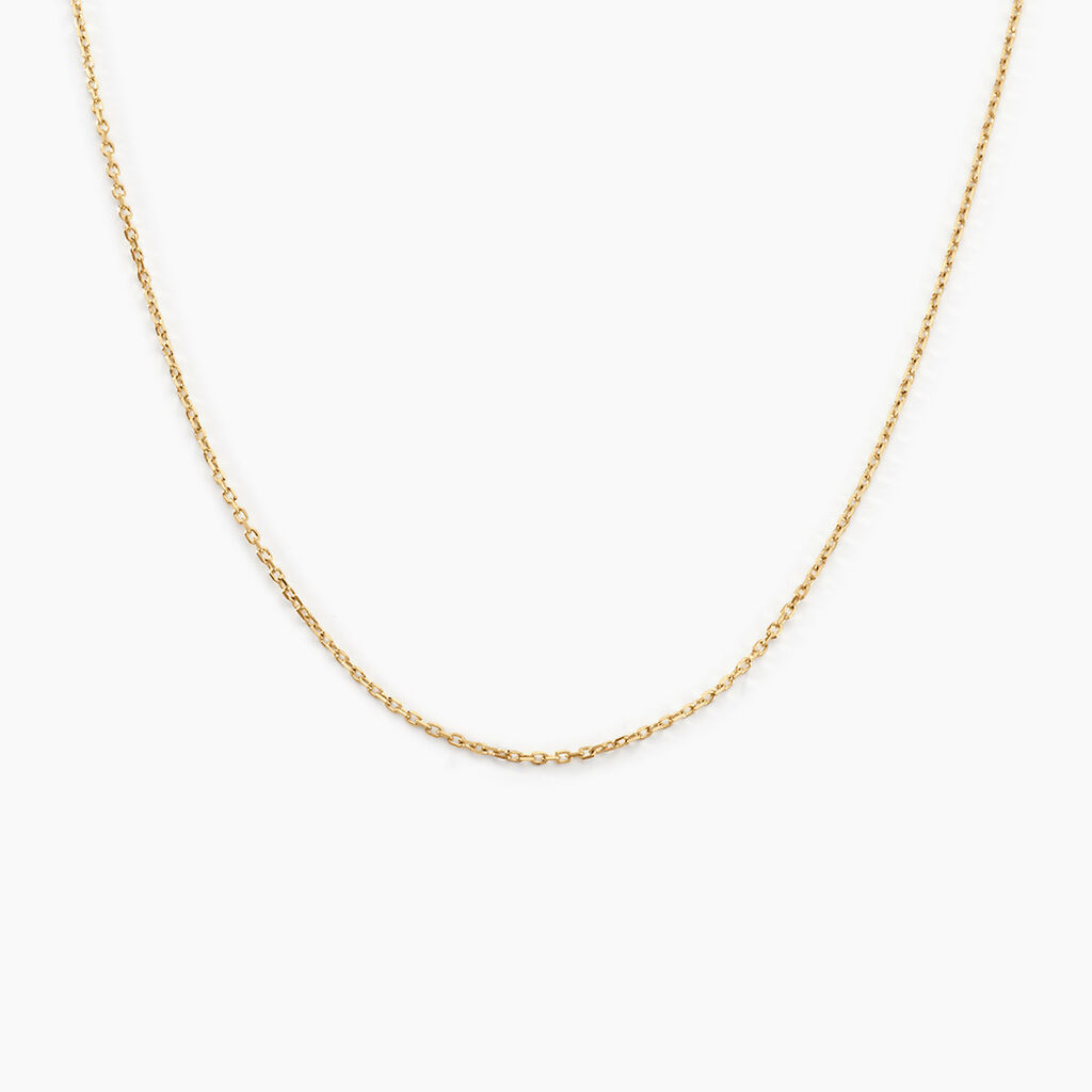 Chaîne Igoa Maille Forçat Diamantee Or Jaune