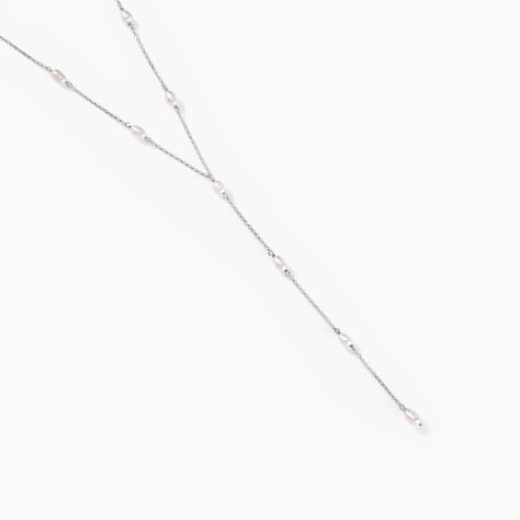 Collier Meily Argent Blanc Perle De Culture - Colliers fantaisie Femme | Histoire d&rsquo;Or