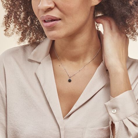 Collier Pascalin Argent Blanc Oxyde De Zirconium - Colliers fantaisie Femme | Histoire d’Or