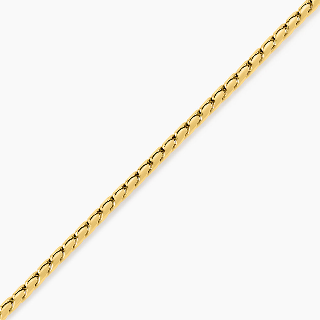 Bracelet Sloane Acier Jaune - Bijoux sans pierre Femme | Histoire d&rsquo;Or