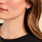 Cr&eacute;oles Falling Star Or Jaune Oxyde De Zirconium - Boucles d'oreilles cr&eacute;oles Femme | Histoire d&rsquo;Or