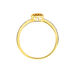 Bague Aude Or Jaune Saphir Et Diamant - Bagues avec pierre Femme | Histoire d’Or
