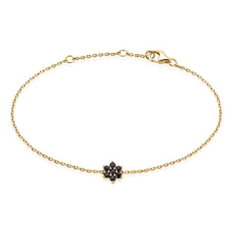 Bracelet Midnight Royalty Plaqué Or Jaune Pierre De Synthèse - Bracelets Femme | Histoire d’Or