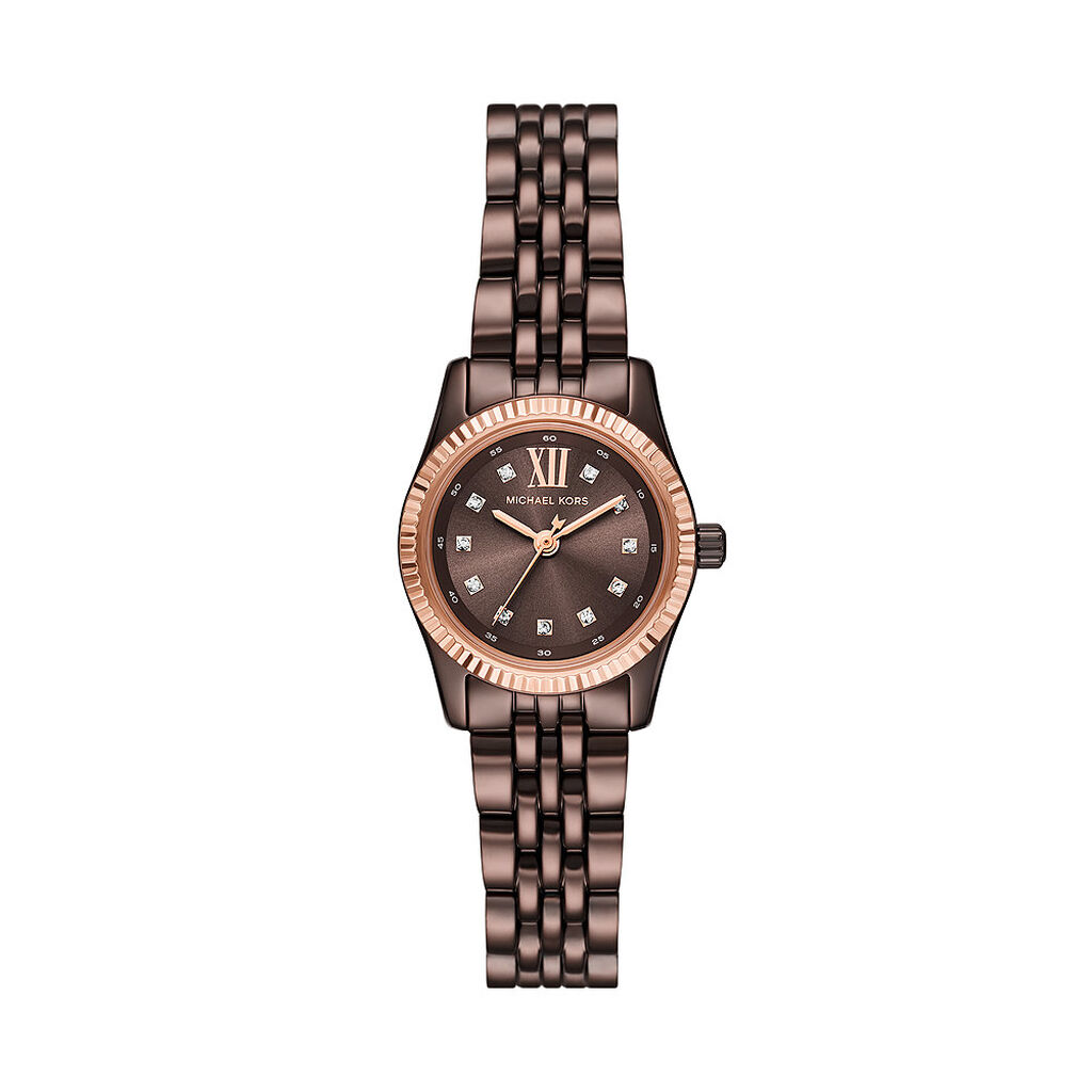 Montre Michael Kors Petite Lexington Marron