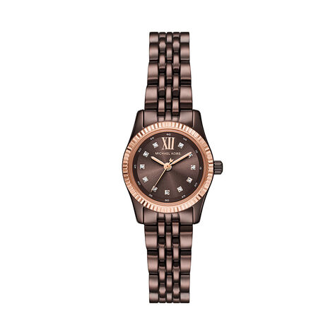 Montre Michael Kors Petite Lexington Marron - Montres Femme | Histoire d’Or