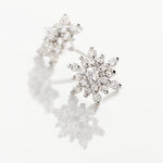 Boucles D'oreilles Puces Cyriac Argent Blanc Oxyde De Zirconium - Boucles d'oreilles fantaisie Femme | Histoire d&rsquo;Or