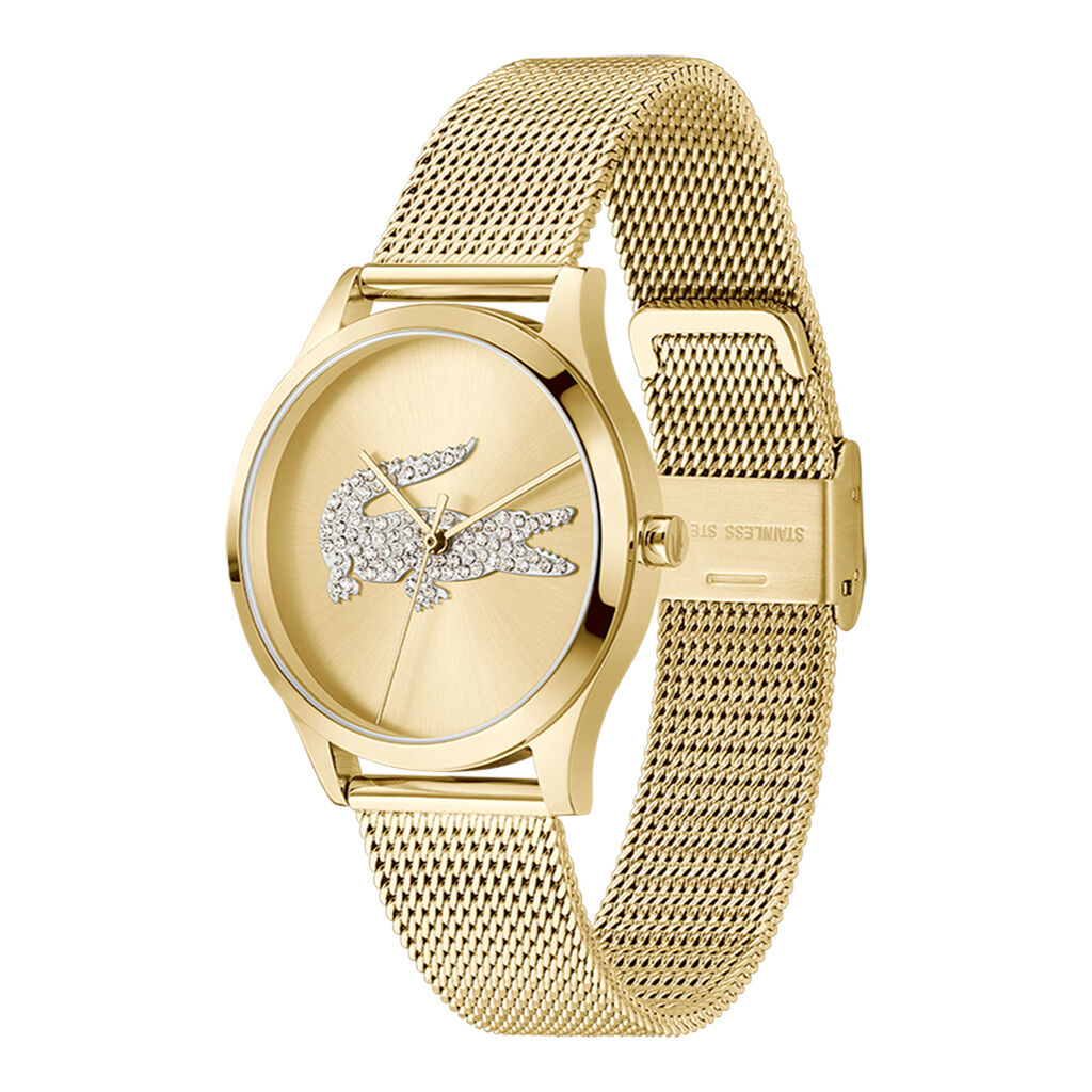 Montre Lacoste Crocodelle Doré - Montres Femme | Histoire d’Or
