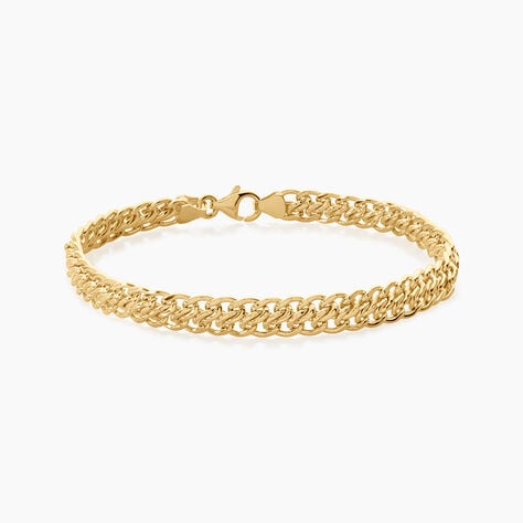 Bracelet Joline Argent Dor&eacute; A L'Or 750/1000 - Bijoux sans pierre Femme | Histoire d&rsquo;Or