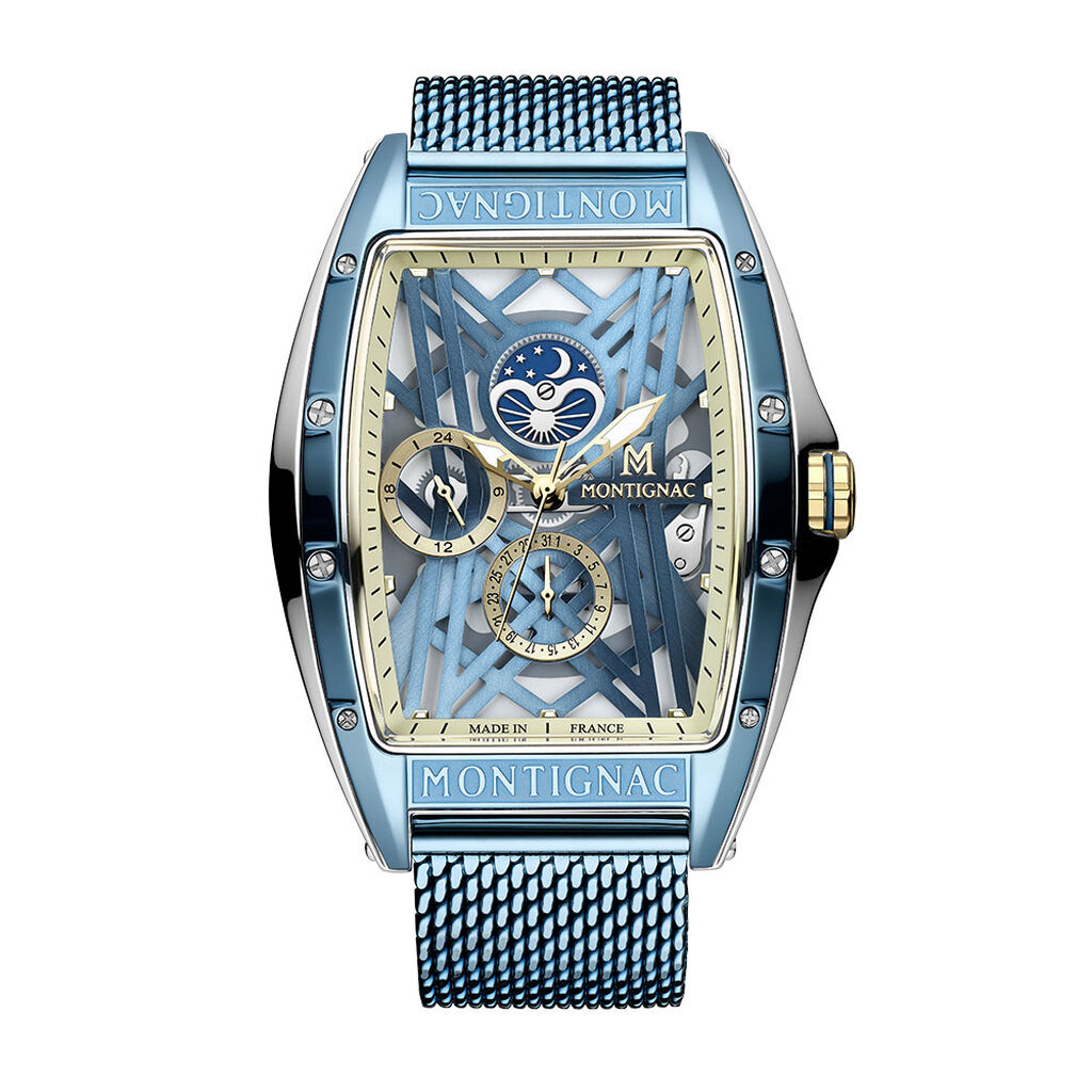 Montre Montignac Tonneau - Montres &eacute;tanches Homme | Histoire d&rsquo;Or