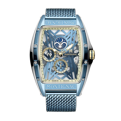 Montre Montignac Tonneau - Montres &eacute;tanches Homme | Histoire d&rsquo;Or