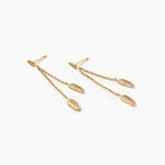 Boucles D'oreilles Pendantes Plaqu&eacute; Or Jaune Libby - Boucles d'oreilles fantaisie Femme | Histoire d&rsquo;Or