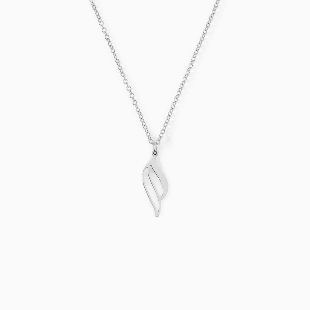 Collier Argent Blanc Prudent - Colliers fantaisie Femme | Histoire d&rsquo;Or