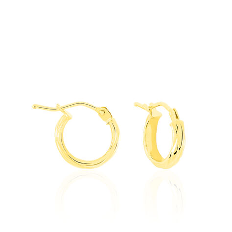 Créoles Ananas Or Jaune - Boucles d'oreilles créoles Femme | Histoire d’Or