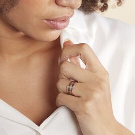 Bague Eleonore Or Tricolore Diamant - Bagues avec pierre Femme | Histoire d’Or