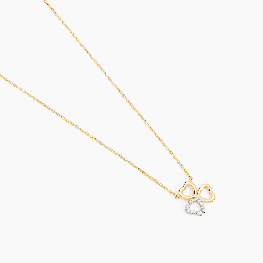 Collier Or Jaune Helisende Diamants - Colliers Femme | Histoire d&rsquo;Or