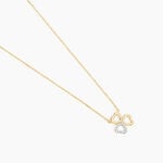 Collier Or Jaune Helisende Diamants - Colliers Femme | Histoire d&rsquo;Or