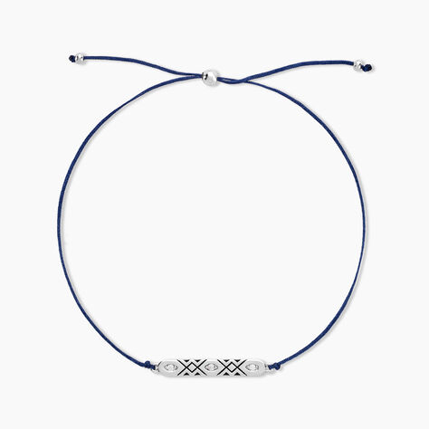 Bracelet Imogen Argent Blanc Oxyde De Zirconium - Bracelets cordon Femme | Histoire d’Or