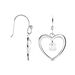 Boucles D'oreilles Pendantes Argent Blanc Armo Oxydes De Zirconium - Boucles d'oreilles fantaisie Femme | Histoire d’Or