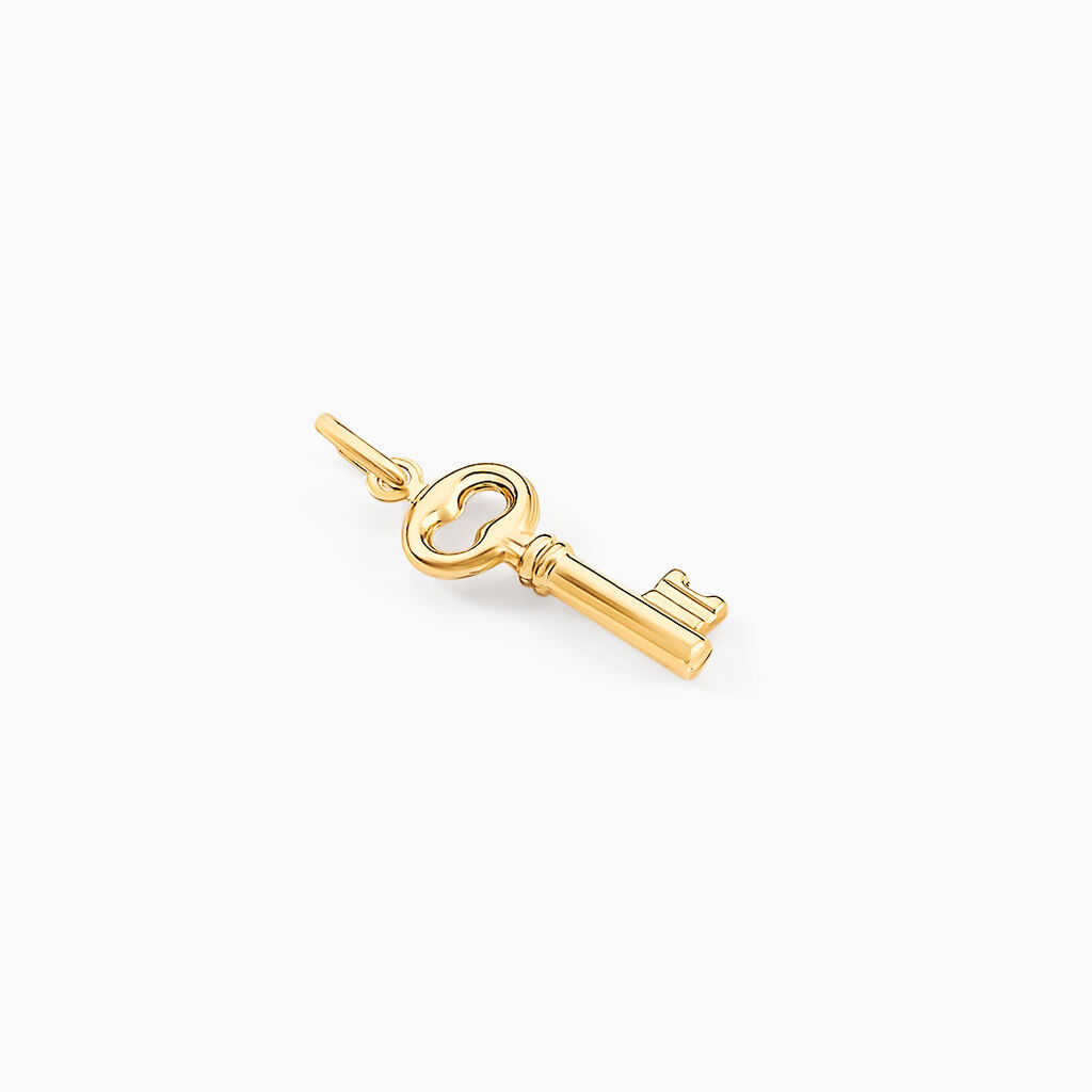 Pendentif Fatilia Clef Coeur Or Jaune - Pendentifs Famille | Histoire d’Or