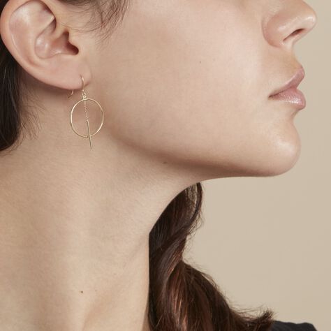Boucles D'oreilles Pendantes Tila Or Jaune - Boucles d'oreilles pendantes Femme | Histoire d’Or