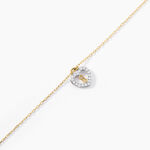 Bracelet Luchetto Or Jaune Oxyde De Zirconium - Bracelets Femme | Histoire d&rsquo;Or