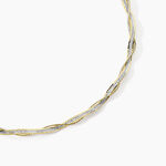 Collier Anaiz Argent Bicolore - Chaines Femme | Histoire d&rsquo;Or