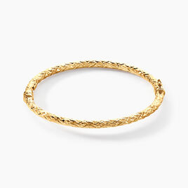 Bracelet Jonc Jennie Diamante Or Jaune - Bracelets joncs Femme | Histoire d’Or
