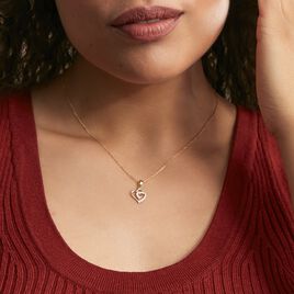 Pendentif Ivena Or Jaune Oxyde De Zirconium - Pendentifs Coeur Femme | Histoire d’Or