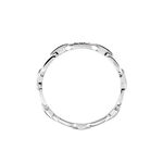 Bague Trait D'union Argent Blanc Oxyde De Zirconium - Bagues avec pierre Femme | Histoire d&rsquo;Or