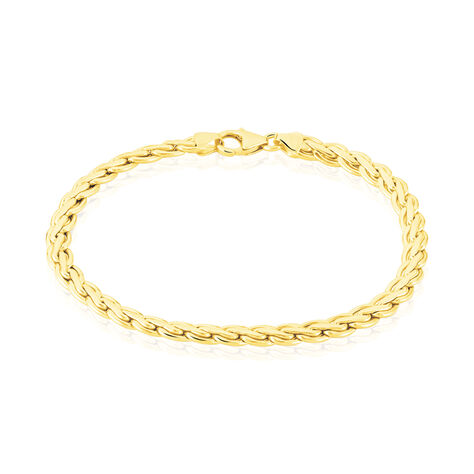 Bracelet Jany Maille Palmier Or Jaune - Bracelets chaîne Femme | Histoire d’Or