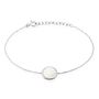 Bracelet Saül Argent Blanc Nacre