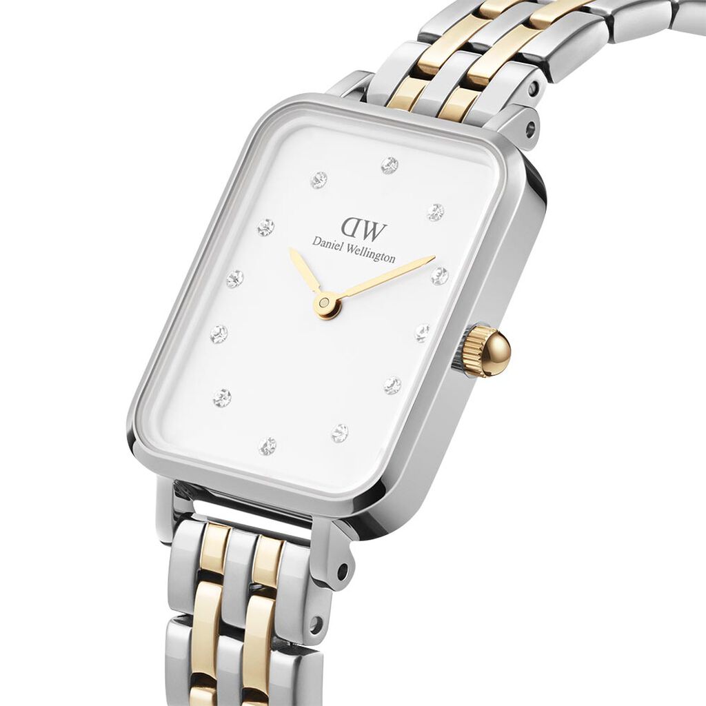 Montre Daniel Wellington Quadro Lumine Blanc - Montres Femme | Histoire d&rsquo;Or