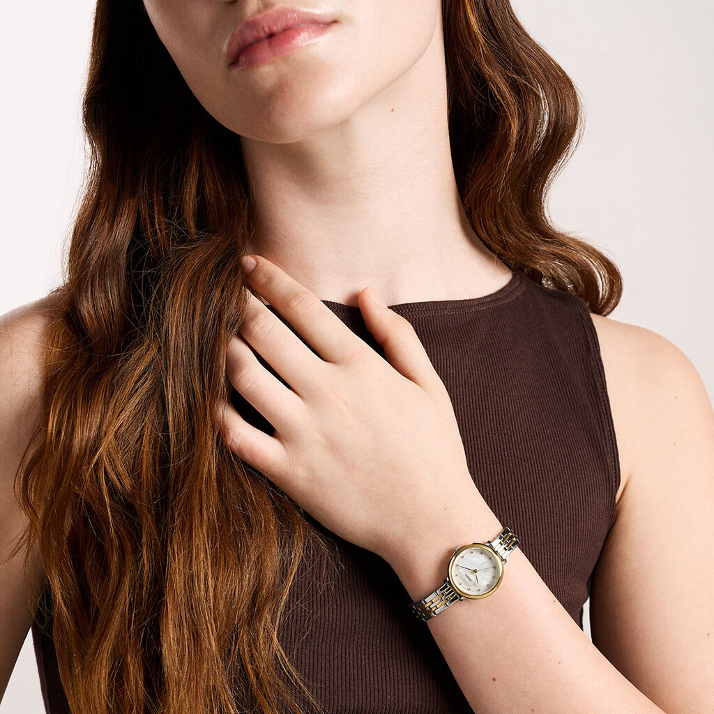 Montre Fossil Heidi Nacre Blanche - Montres Femme | Histoire d&rsquo;Or