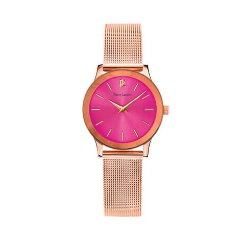 Montre Pierre Lannier Week End Ligne Pure Rose - Montres Femme | Histoire d&rsquo;Or