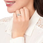 Bague Palomia Argent Blanc Oxyde De Zirconium - Bagues avec pierre Femme | Histoire d&rsquo;Or