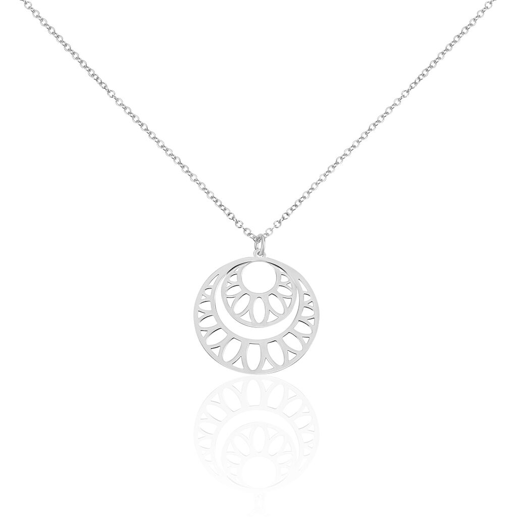 Collier Slorane Argent Blanc - Colliers fantaisie Femme | Histoire d’Or