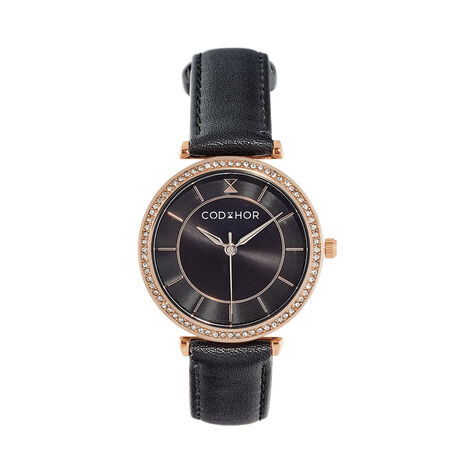Montre Codhor Adela Noir - Montres Femme | Histoire d’Or