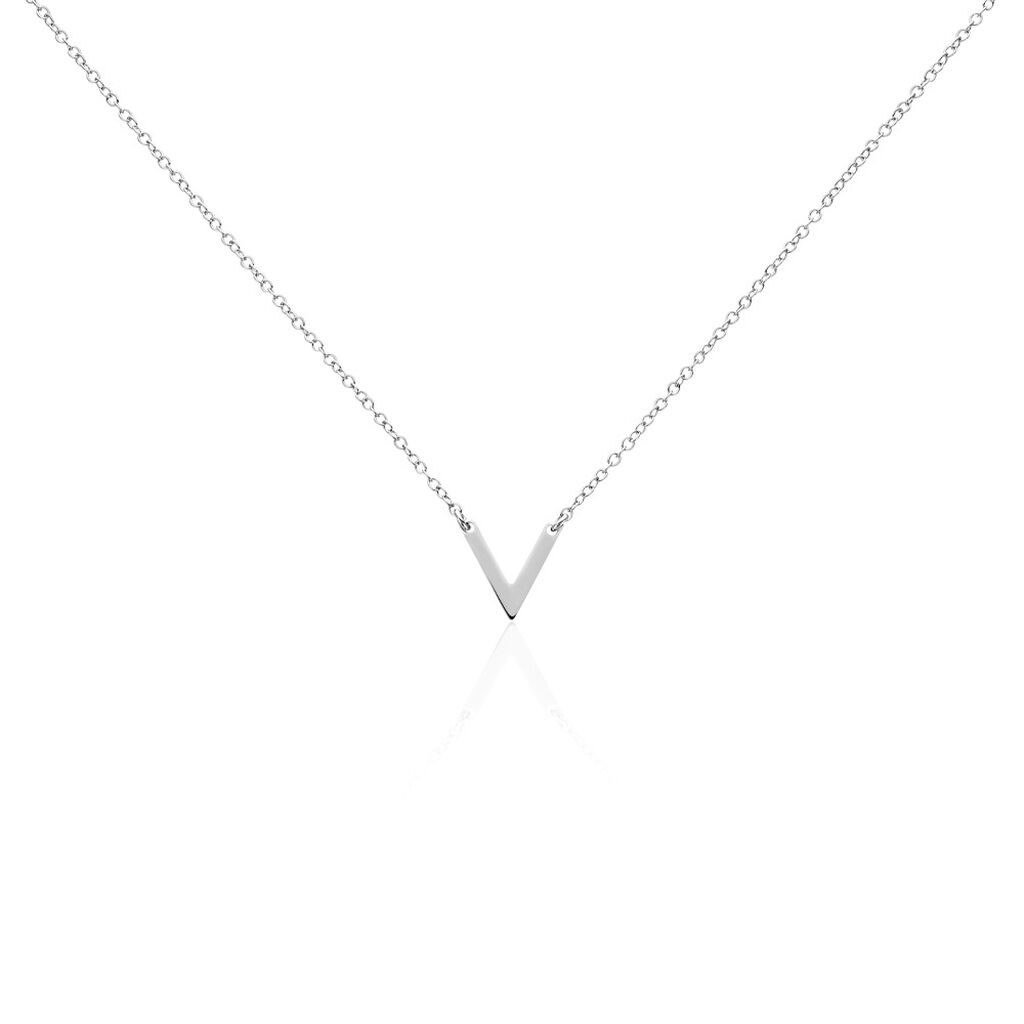 Collier Velda Argent Blanc - Colliers fantaisie Femme | Histoire d&rsquo;Or