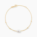 Bracelet Pearly Or Jaune Perle De Culture - Bracelets Femme | Histoire d&rsquo;Or