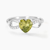 Bague Atieno Argent Blanc Oxyde De Zirconium