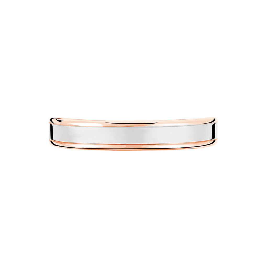 Alliance Hevan Ruban Or Bicolore - Alliances Unisex | Histoire d&rsquo;Or