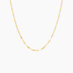 Cha&icirc;ne Camelie Maille Lumina Or Jaune - Chaines Femme | Histoire d&rsquo;Or