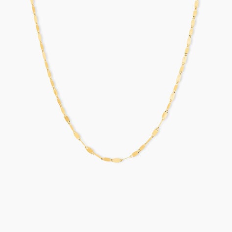 Cha&icirc;ne Camelie Maille Lumina Or Jaune - Chaines Femme | Histoire d&rsquo;Or