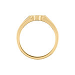 Chevali&egrave;re Cosma Plaqu&eacute; Or Jaune Oxyde De Zirconium - Bagues solitaires Femme | Histoire d&rsquo;Or