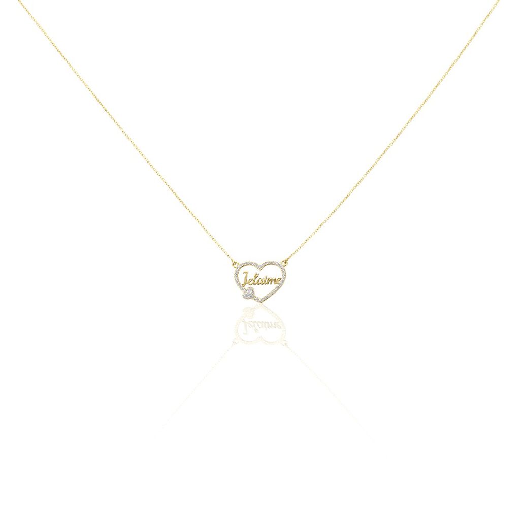 Collier Or Jaune Meria - F&ecirc;te des m&egrave;res Femme | Histoire d&rsquo;Or