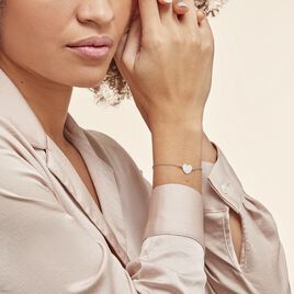 Bracelet Argent Blanc Miureall - Bracelets Coeur Femme | Histoire d’Or
