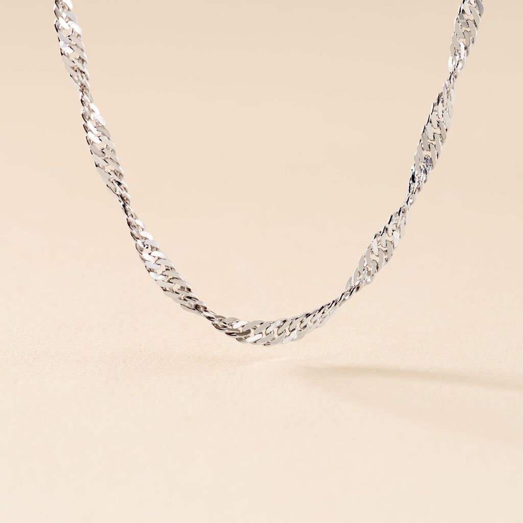 Collier Argent Niamet - Bijoux sans pierre Femme | Histoire d&rsquo;Or
