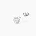Boucles D'oreilles Puces Oliviane Argent Blanc Oxyde De Zirconium - Boucles d'oreilles fantaisie Femme | Histoire d’Or